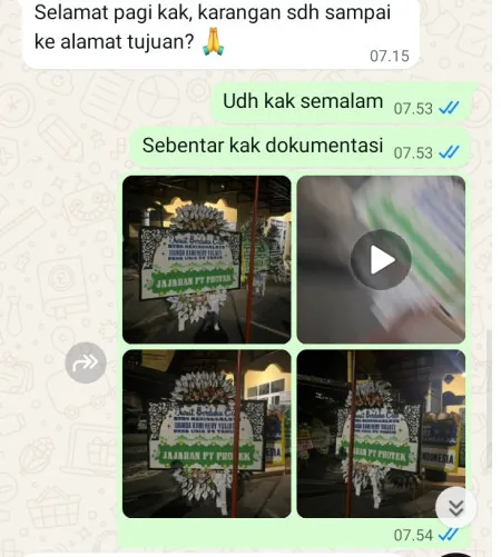 Pengiriman Papan Bunga Selamat Megamendung