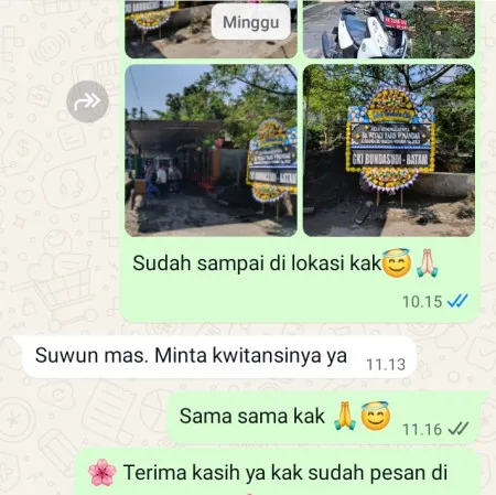 Pengiriman Papan Bunga Duka Megamendung