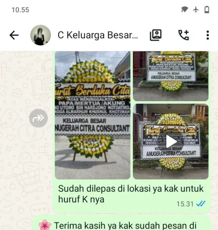 Pengiriman Papan Bunga Duka Megamendung